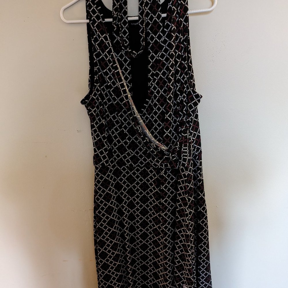 41 Hawthorn Tristana Essential Knit Faux Wrap Dress, XXL, Black